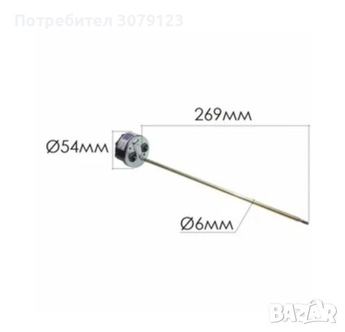 Терморегулатор Термостат RTM 300мм, 15A, 73°С, снимка 5 - Бойлери - 40591754