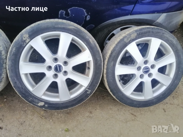 4Бр. Алуминиеви джанти Борбет 17" 5х112 , снимка 2 - Гуми и джанти - 52951002