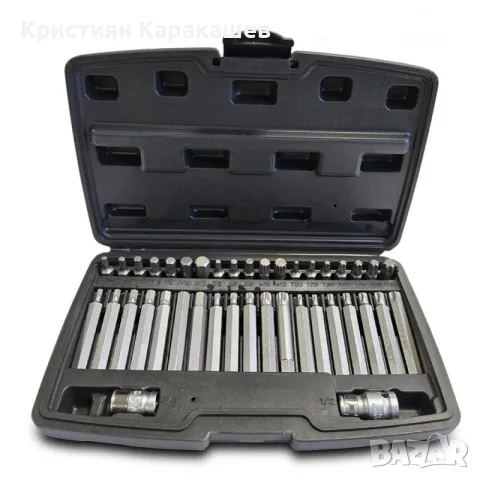 Комплект накрайници – Hex, XZN и Торкс ( Torx ) 40 части HAWEK