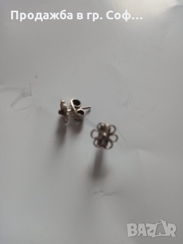 Сребърни обеци филигран, снимка 2 - Обеци - 31183766