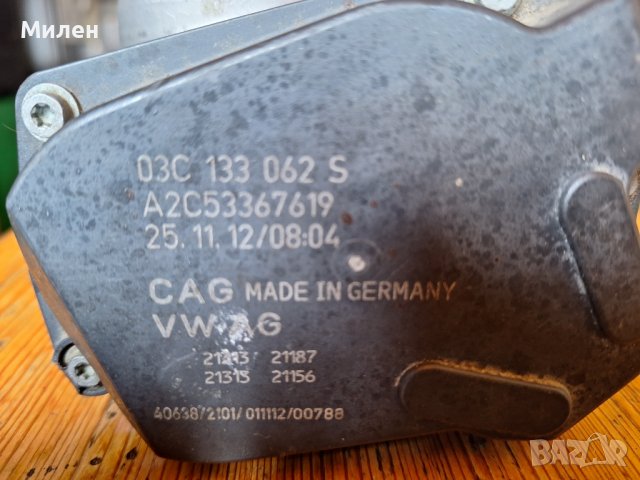 Дроселова Клапа Continental За Audi VW AG 1,4 TSI 2010-2017 Година Фолксваген Ауди Груп , снимка 4 - Части - 42312535
