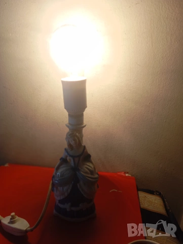 Винтидж настолна лампа , снимка 4 - Настолни лампи - 54154571