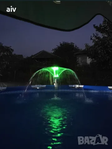 INTEX Разпръсквач за басейн с LED светлини - Multi-Color LED Pool Sprayer, снимка 3 - Басейни и аксесоари - 56203102