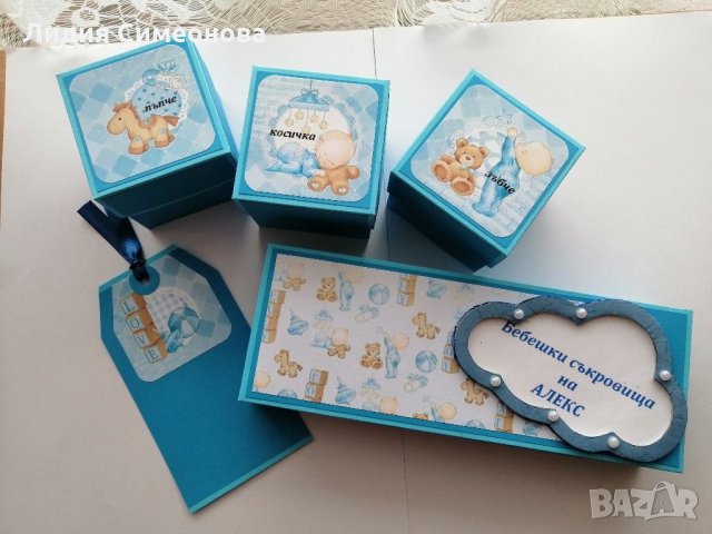 Кутия за бебешки съкровища, снимка 8 - Подаръци за кръщене - 17818421