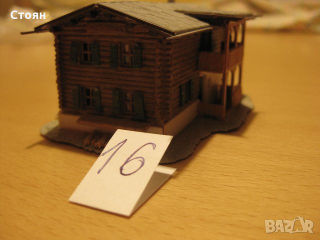 Сгради за Макет в Мащаб Z, 1:220,  употребявани № 040820 - C, снимка 9 - Колекции - 29683419