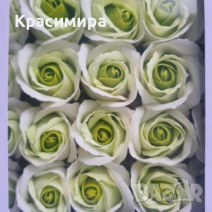 Сапунени рози, снимка 2 - Изкуствени цветя - 54093561