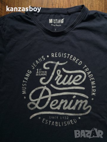 mustang alex c print tee - страхотна мъжка тениска 