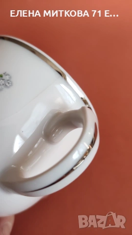 *Limoges*Франция сервиз за чай/дълго кафе от фин порцелан, снимка 12 - Сервизи - 53156015