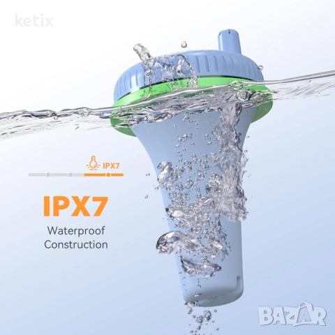 Inkbird Bluetooth плаващ термометър за басейн, IBS-P02B, снимка 3 - Басейни и аксесоари - 52973401