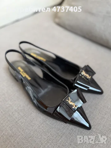 Лачени дамски обувки Saint Laurent , снимка 4 - Дамски елегантни обувки - 55948492