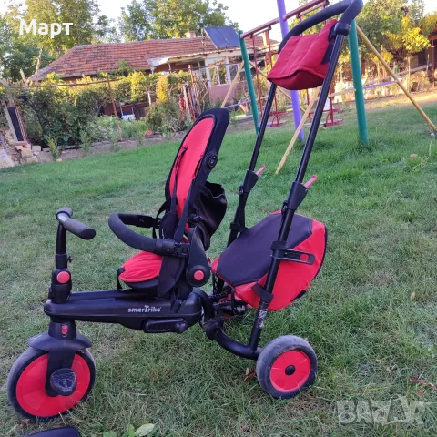 Детска сгъваема триколка Smart trike 7в1, снимка 5 - Детски велосипеди, триколки и коли - 55978620