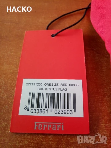 Бейзболна Шапка на отбора на ФОРМУЛА 1 SCUDERIA FERRARI SANTANDER RASING 100% Оригинална от АНГЛИЯ, снимка 13 - Шапки - 50785754