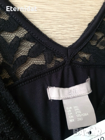 Черна официална рокля H&M , снимка 2 - Рокли - 51615353