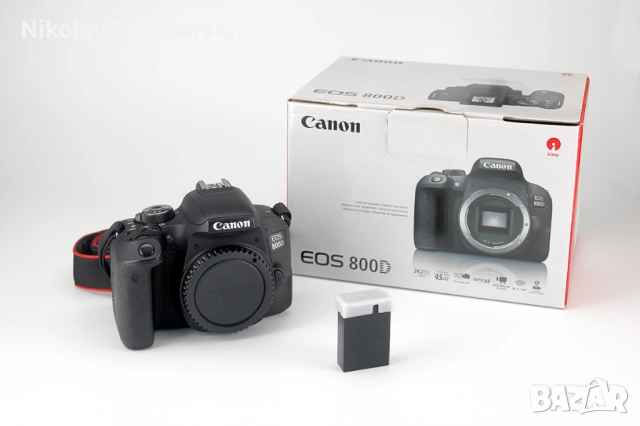Canon EOS 800D - тяло, снимка 2 - Фотоапарати - 53991228