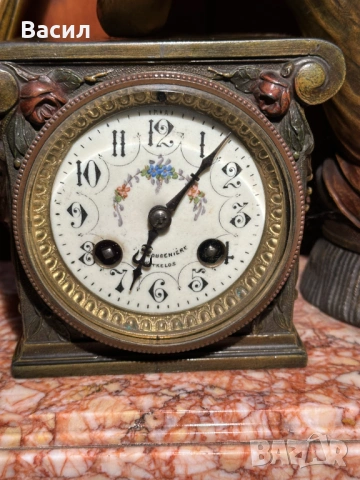 Каминен часовник , снимка 13 - Антикварни и старинни предмети - 54246649