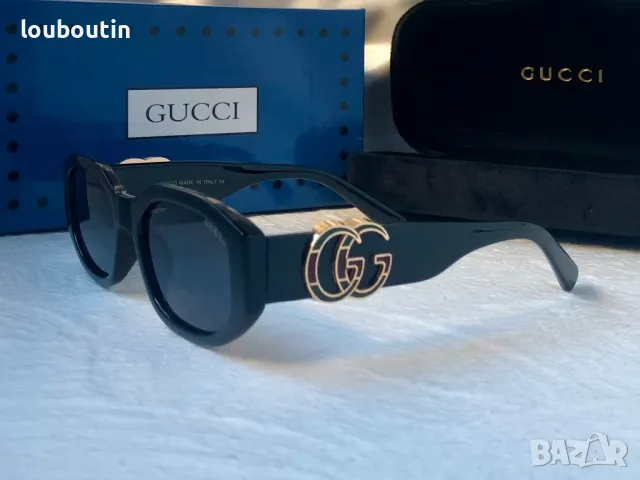 GUCCI с лого 1:1 дамски слънчеви очила елипса 2 цвята овални кръглин, снимка 18 - Слънчеви и диоптрични очила - 47774985
