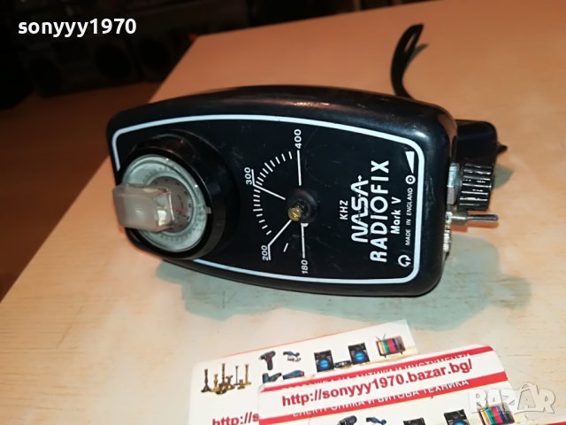 NASA RADIOFIX MARK V-MADE IN ENGLAND-ВНОС SWISS 2310221145, снимка 4 - Колекции - 38422907