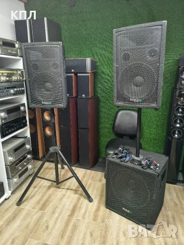 Активна система IBIZA cube-1512 с Bluetooth 15-ка бас каса  и 2бр 12--ки , снимка 4 - Тонколони - 56096493