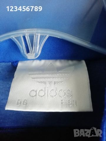 Левски Адидас ретро горнище от 90те Adidas Levski Vintage синьо-черно , снимка 5 - Спортни дрехи, екипи - 52021766