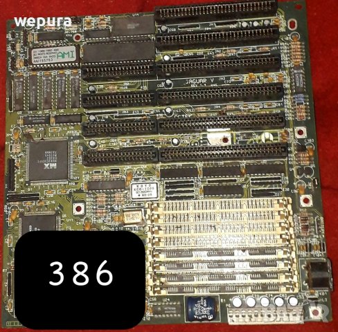 Процесора платка дъно 386 без процесор, снимка 1