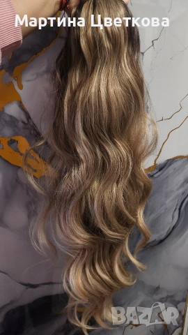 Опашка омбре, снимка 4 - Аксесоари за коса - 54151974