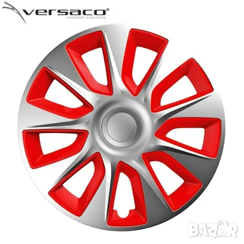 Тасове за джанти Versaco Stratos Silver / Red