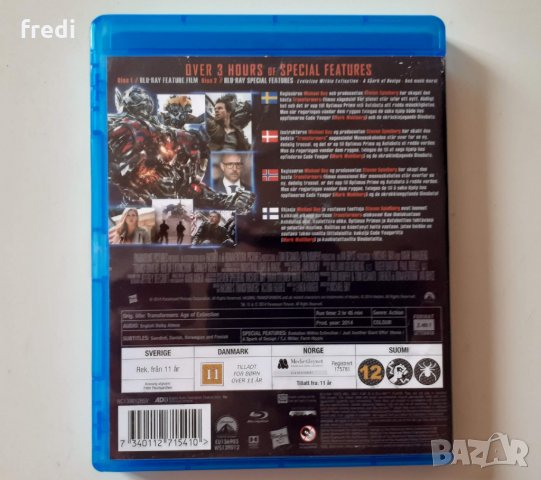 Transformers: Age of Extinction (2014) Трансформърс: Ера на изтребление (blu-ray disk) х2 без бг суб, снимка 2 - Blu-Ray филми - 30421900