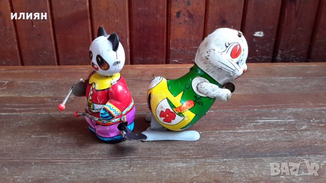 Тенекиени играчки имат забележки 30лв за двете , снимка 2 - Колекции - 31800515