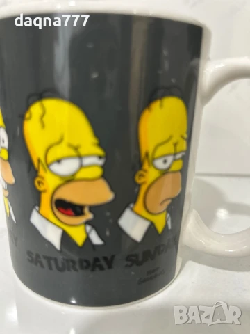 Чаша Хоумър Симпсън дни от седмицата 2011година Германия, снимка 6 - Чаши - 51070761