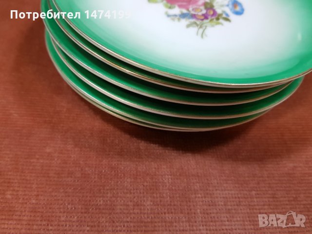 Красив баварски десертен сервиз, снимка 6 - Сервизи - 35584378