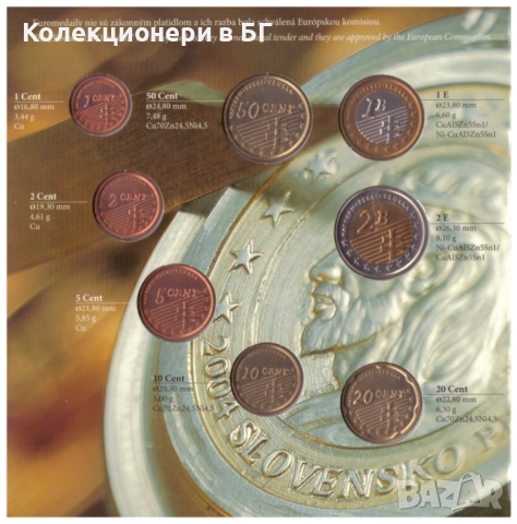 ДВОЕН СЕТ С ТРИНАДЕСТ МОНЕТИ - СЛОВАКИЯ /виж описанието/, снимка 6 - Нумизматика и бонистика - 52859012