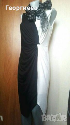 Рокли в черно и бяло В ПРОМОЦИЯ 👗🍀M,M/L и L, L/XL👗🍀арт.827