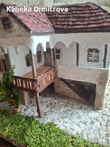 Макет на стара къща,съхранила духа на времето., снимка 8 - Декорация за дома - 53948715