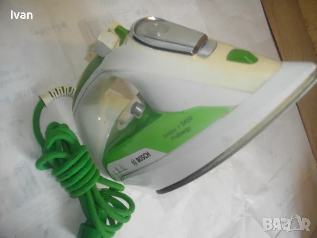 BOSCH 9310 ИСПАНСКА ЕЛЕКТРИЧЕСКА ПАРНА ЮТИЯ ПОЧТИ НОВА ОТЛИЧНА БОШ ВИСОК КЛАС, снимка 14 - Ютии - 48329456