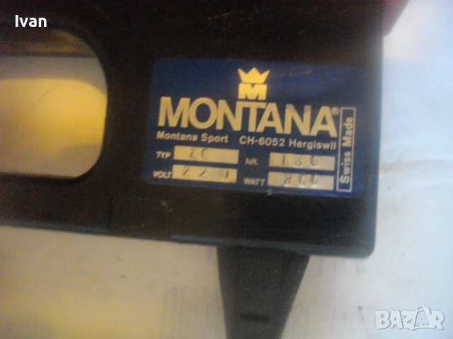 Швейцарска оригинална ел.машина за полагане на вакса на ски и сноуборд MONTANA Swiss Made Масивна9кг, снимка 11 - Други инструменти - 51333877