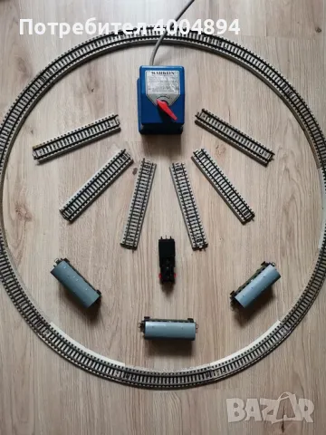 Запазено и действащо колекционерско електрическо влакче Marklin 1