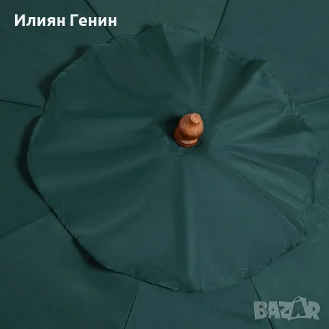 Дървен градински чадър Outsunny, снимка 8 - Градински мебели, декорация  - 56149245