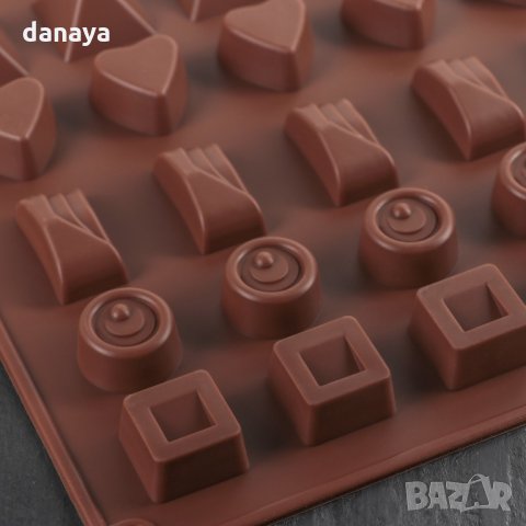 2408 Силиконова форма за шоколадови бонбони Бонбониера, снимка 2 - Форми - 34125912