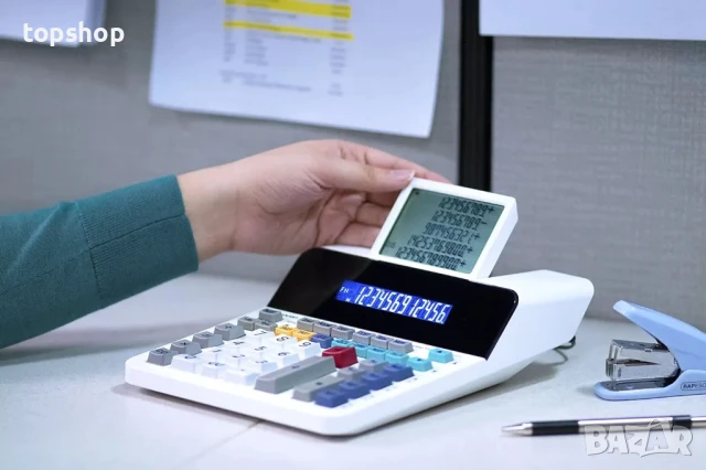 НОВ НЕОТВАРЯН ЗАПЕЧАТАН Настолнен калкулатор SHARP EL 1901, снимка 2 - Друга електроника - 50529448