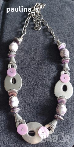 Ръчна изработка / Уникален дизайнерски гердан , снимка 2 - Колиета, медальони, синджири - 37560648