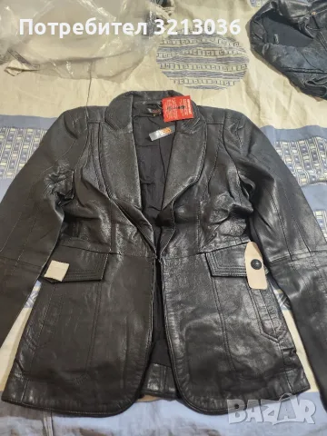 Кожено яке ASOS, снимка 5 - Якета - 55953373