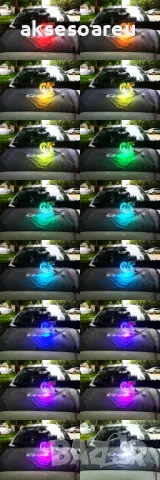 Ангелски очи многоцветни RGB LED Фарове Angel Eyes DRL за кола 2x131 и 2x146 mm за BMW, снимка 10 - Аксесоари и консумативи - 48039732