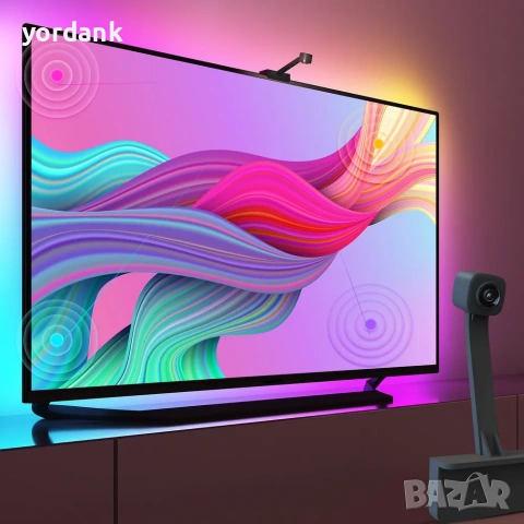 RGBIC LED лента за телевизор Govee Immersion, Wi-Fi, Синхронизиране на ТВ картина, снимка 4 - Лед осветление - 53213091
