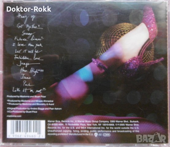 Madonna – Confessions On A Dance Floor (2005, CD), снимка 2 - CD дискове - 38363935
