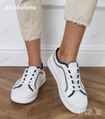 Дамски кецове на платформа Salis, 6цвята , снимка 3 - Кецове - 50969192