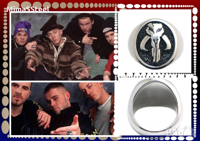 Мъжки стоманен пръстен Stainless Steel 316L Мамут, снимка 15 - Пръстени - 28959090