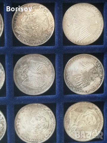 5 юбилейни немски сребърни марки , снимка 15 - Нумизматика и бонистика - 31769629