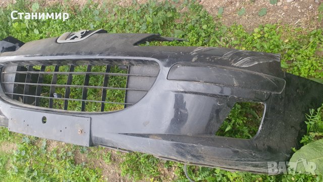 Предна Броня Пежо 407 Ляв Фар Peugeot 407, снимка 7 - Части - 39590105