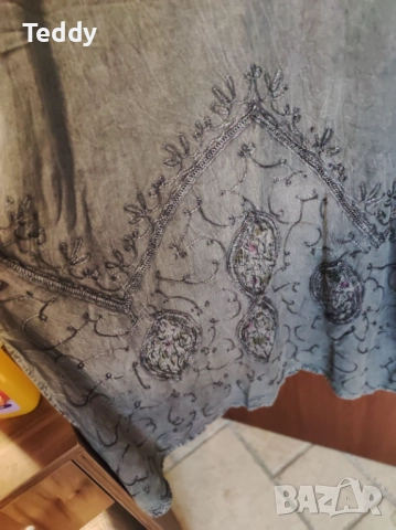 Красива рокля с големи размери (Индия), снимка 5 - Рокли - 51837689