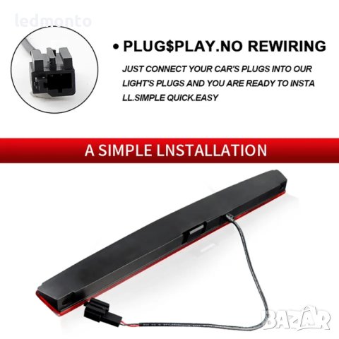 Трети стоп VW Golf GTi R32 стоп светлина за Голф 5 трета стоп светлина vw  Polo, снимка 2 - Части - 40713752